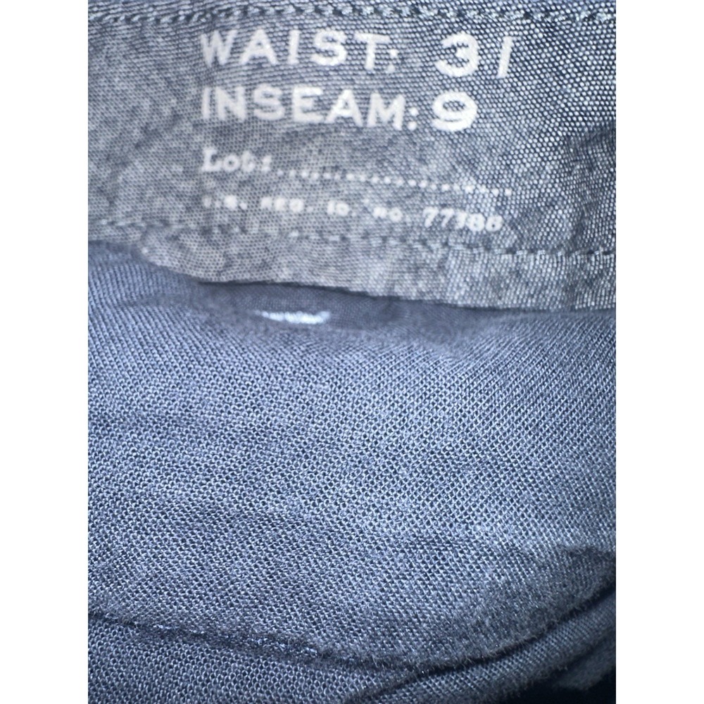 J Crew Shorts‎ Mens Chino Stretch 31 x 9 Blue Flat Front - Picture 5 of 5